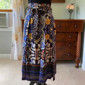 LOFT floral wrap midi skirt, size 6
